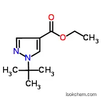 Molecular Structure of 139308-53-5 (Ethyl 1-tert-butyl-1H-pyrazole-4-carboxylate)